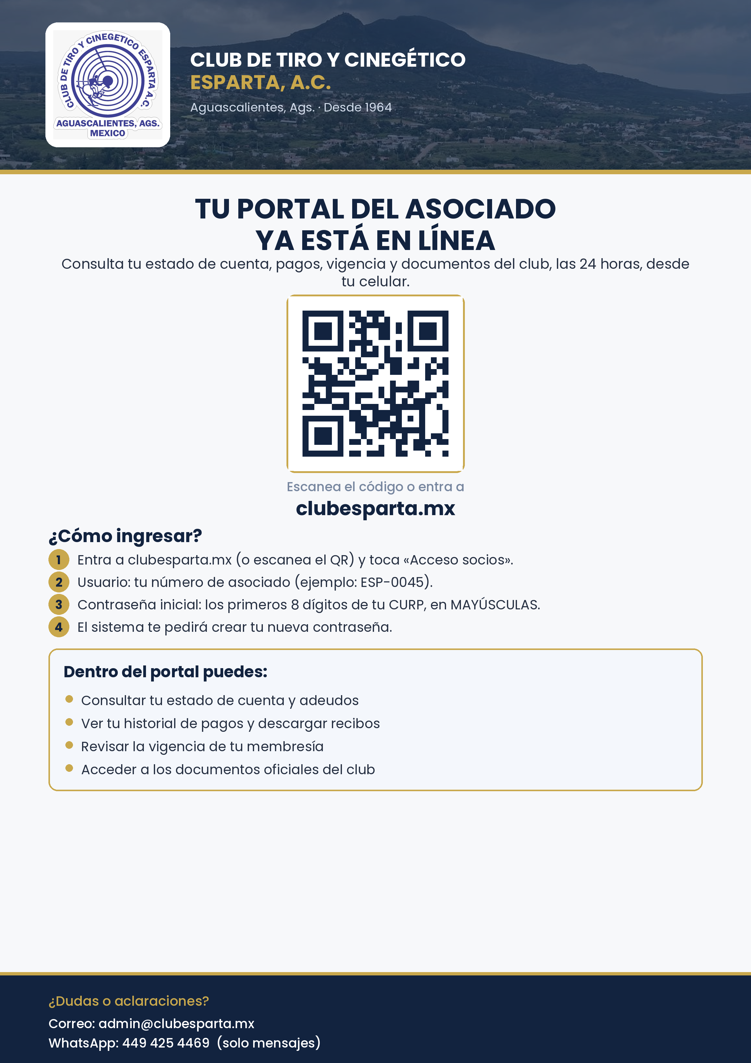 Asociado: Ya puedes acceder a tu portal¡